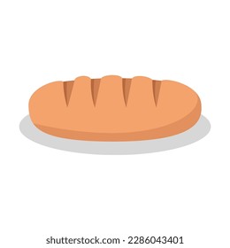 bread loaf flat design style with good quality