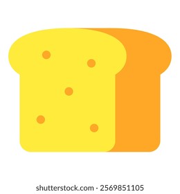 Bread Loaf food and culinary icon illustration