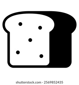 Bread Loaf food and culinary icon illustration