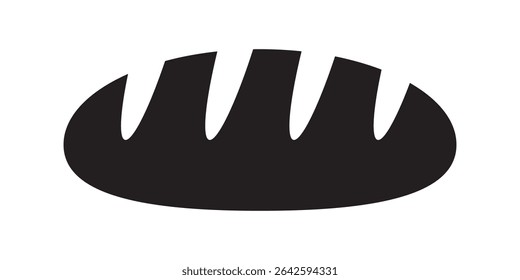 Bread loaf icon. Bread icon.