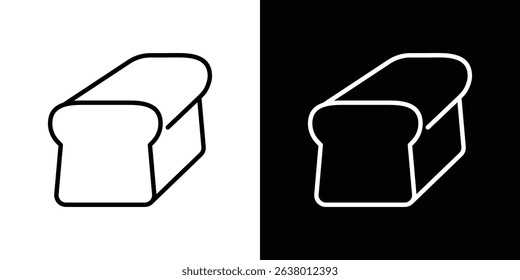 Bread loaf icon Graphic vector set for ui design