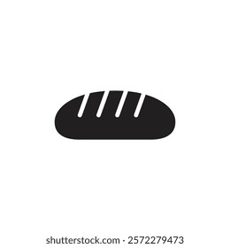 Bread loaf icon Line Art Logo set