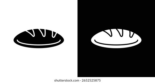 Coleção de símbolos de ícone de pão. Ilustração de stock de vetor plano.