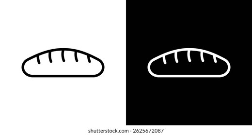 Bread loaf icon vector collection. vector sign illustration