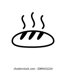 Bread Loaf Icon Vector Design Template.