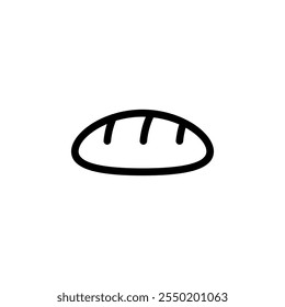 bread, loaf simple food icon