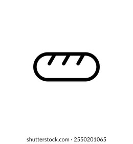 bread, loaf simple food icon