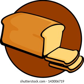 bread loaf and slices