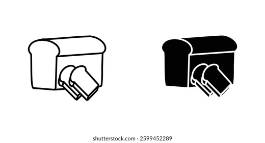 Bread Loaficons for ui. vector illustration