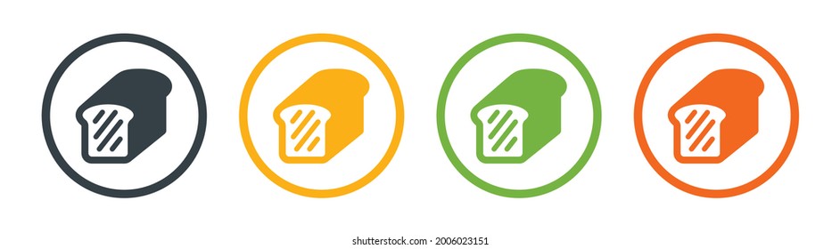 Bread loafs icon. Bakery and baking concept