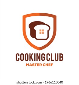 bread logo badge vector icon illustration
