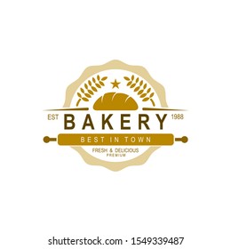 Collection Bakery Cakes Pizza Badges Labels Stock Vector (Royalty Free ...