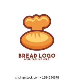 bread logo with cake white natural graphic 3d concept vector design