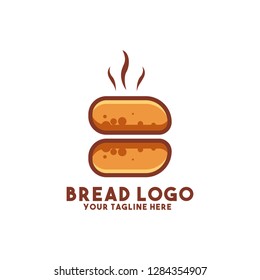 bread logo with cake white natural graphic 3d concept vector design