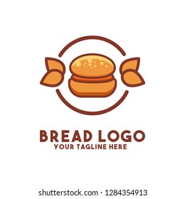 bread logo with cake white natural graphic 3d concept vector design