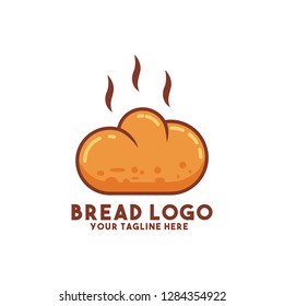 bread logo with cake white natural graphic 3d concept vector design