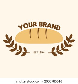 Bread logo design. Food logo vector template, best for bakery shop, cafe, restaurant, food and business industry