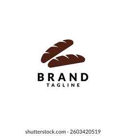 bread logo design. logo design icon vector illustration