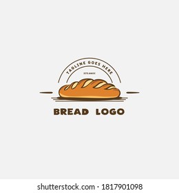 Bread Logo design template. Badges bread elements for restaurant. vector illustration.