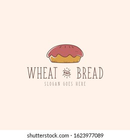 Bread Logo Design Vector Template