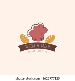 Bread Logo Design Vector Template