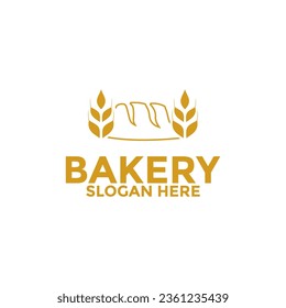 Bread logo icon, bakery logo vector design template