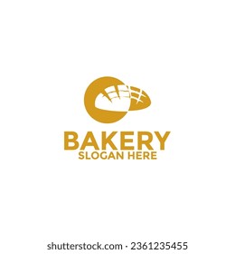Bread logo icon, bakery logo vector design template