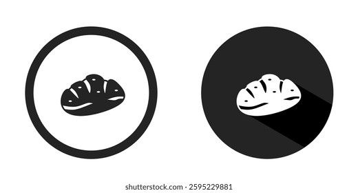 Bread logo. Bread icon vector design black color. Stock vector.