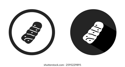 Bread logo. Bread icon vector design black color. Stock vector.