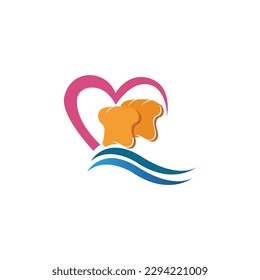 Bread logo images illustration design
