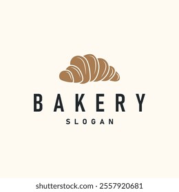 Bread Logo, Old Retro Vintage Style Bakery Shop Design, Vector Wheat Bread Simple Tremplet Illustration