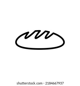 Bread logo simple icon vector. Flat design.ai