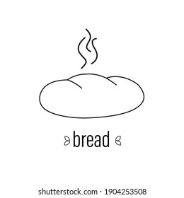 Bread logo . Vector 10eps.Flat