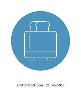 bread machine Vector icon which is suitable for commercial work and easily modify or edit it

