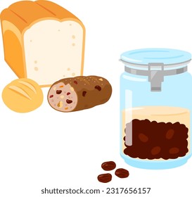 Bread made with natural yeast