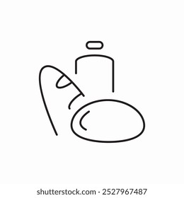 bread and milk bottle icon sign vector