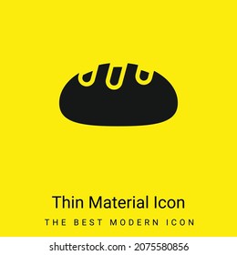 Icono de material amarillo brillante mínimo