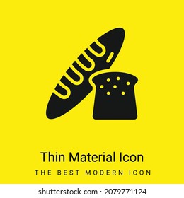 Symbol für Brot mit minimalem hellgelbem Material