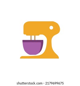 bread mixing icon flat style design. bread mixing icon vector illustration. isolated on white background.