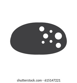 bread monochrome bakery icon design