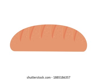 bread on a white background vector illustration design