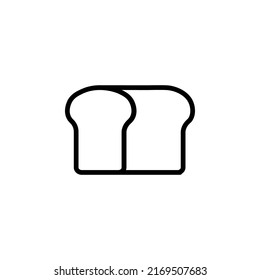 Bread With Outline Icon Vector