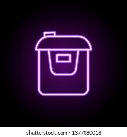 Bread oven neon icon. Elements of web set. Simple icon for websites, web design, mobile app, info graphics