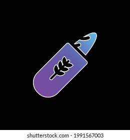 Bread Packaging blue gradient vector icon