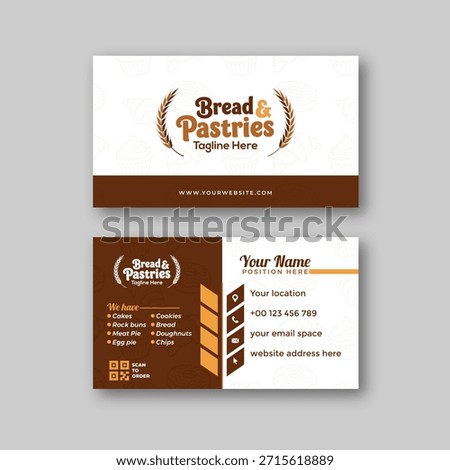 Bread and Pastries business card design
