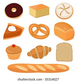 Bread and pastry clip-art