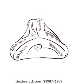 bread and pastry donut, long loaf and fruit pie. sweet bun or croissant, bagels. engraved hand drawn in old sketch and vintage style for label and menu bakery shop - black and white