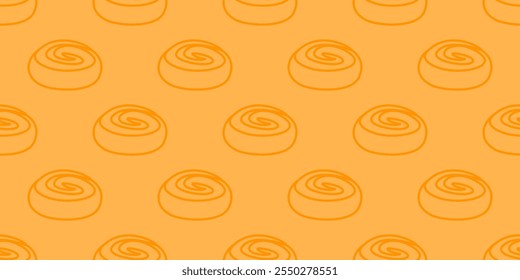 Bread pattern background. seamless pattern of bread. bakery theme pattern. seamless pattern with breads. bread illustration.