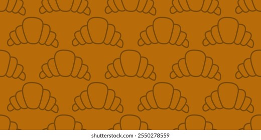 Bread pattern background. seamless pattern of bread. bakery theme pattern. seamless pattern with breads. bread illustration.