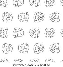 bread pattern. bakery seamless pattern. doodle bread seamless pattern. doodle bakery background